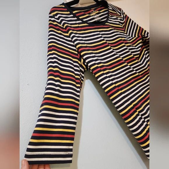 L.L. Bean Women's Striped Top - Multicolor, S-PET - Picture 3 of 5